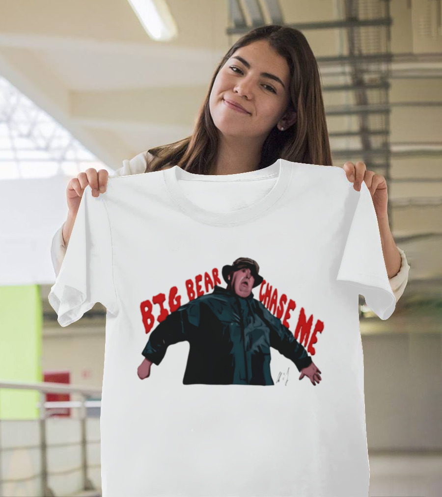 John Candy Big Bear Chase Me The Great Outdoors Movie Scene T-Shirt