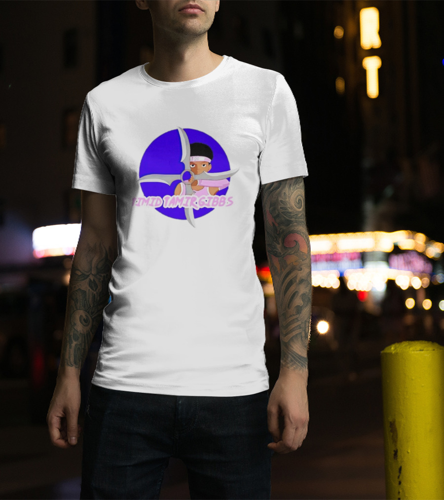Timid Tamir Gibbs Windmill Shuriken Ninja T-Shirt