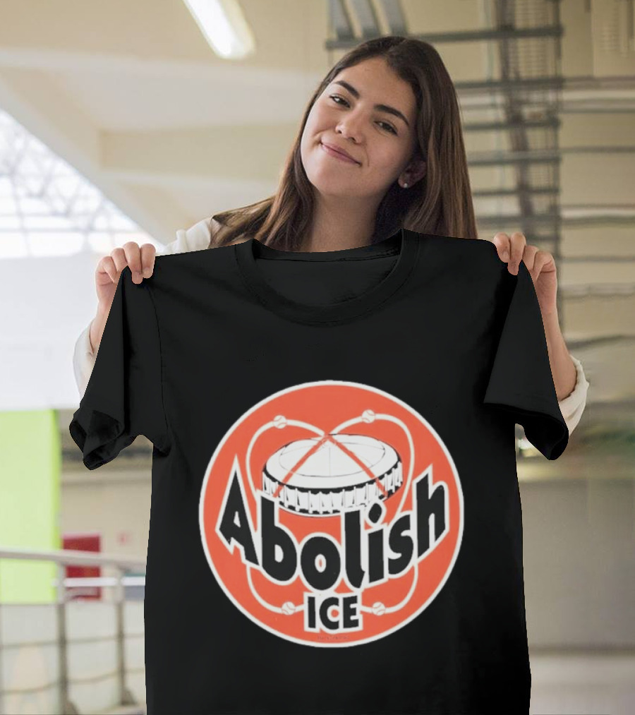 Abolish Ice Houston Astrodome Retro Baseball T-Shirt