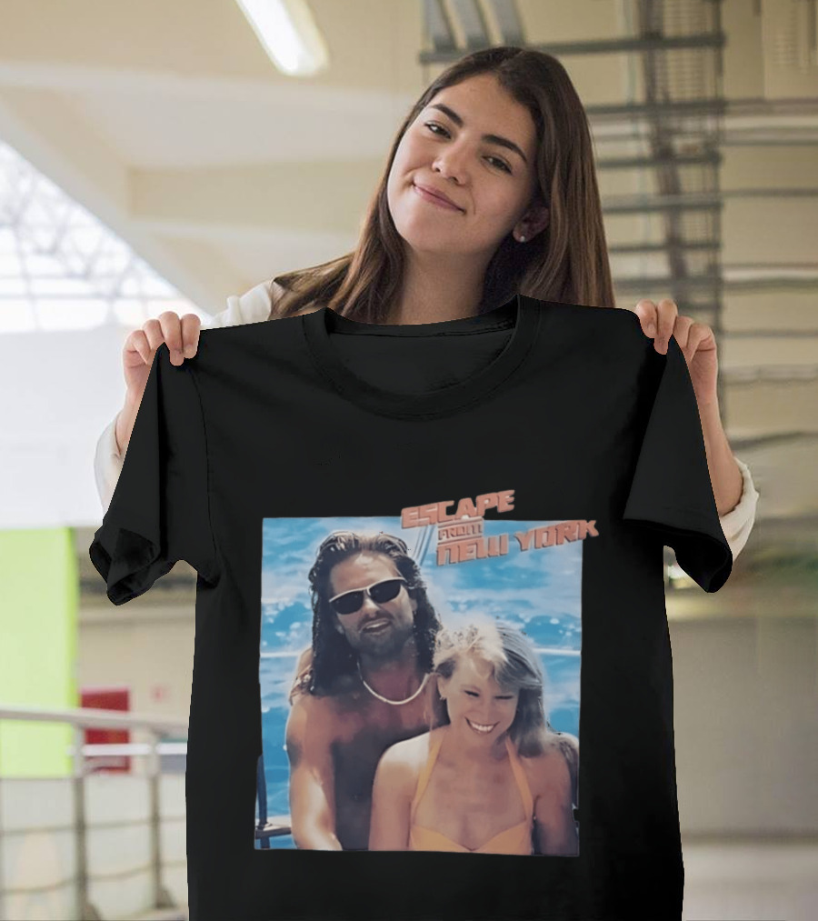 Captain Ron Kurt Russell Mary Kay Place Escape From New York 1992 T-Shirt