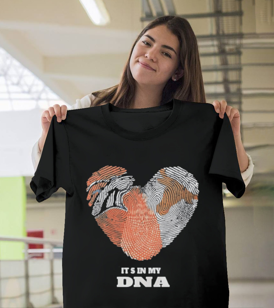 Fingerprint Heart It's In My DNA T-Shirt