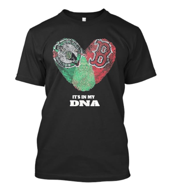 It’s In My DNA Heart Flag T-Shirt