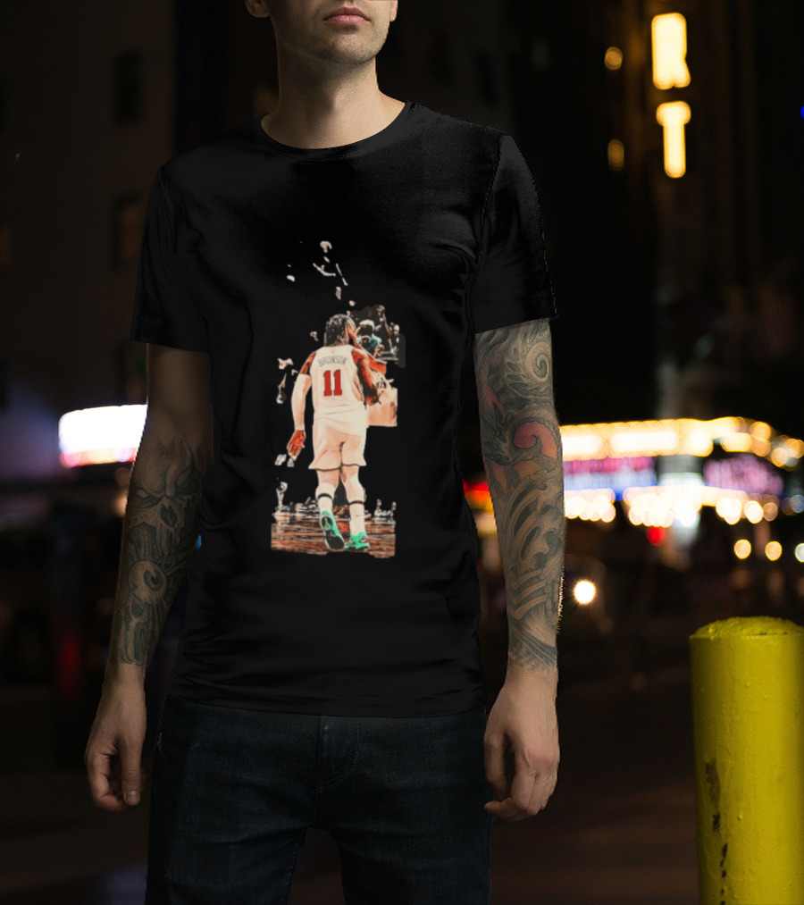 Jalen Brunson New York Knicks NBA Player Number 11 T-Shirt