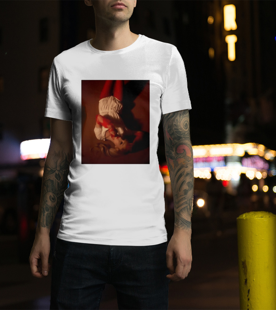 Ariana Grande Red And White Eternal Sunshine Aesthetic T-Shirt