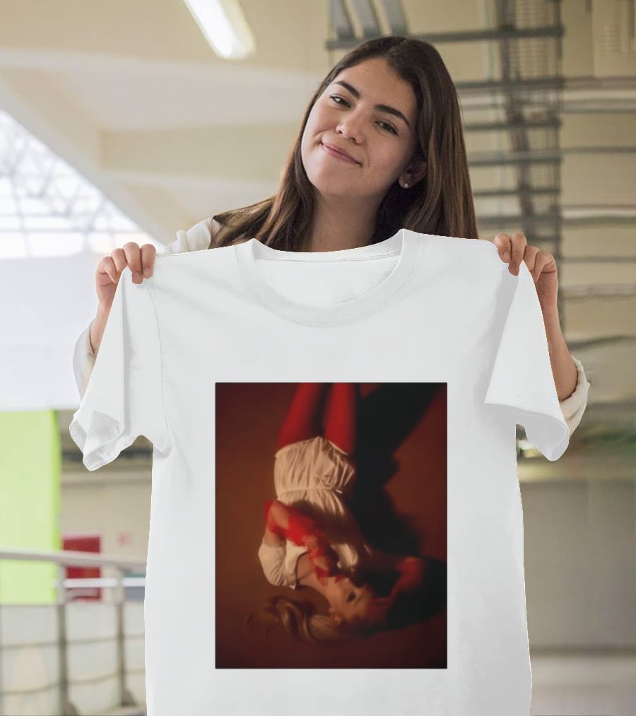 Ariana Grande Red And White Eternal Sunshine Aesthetic T-Shirt