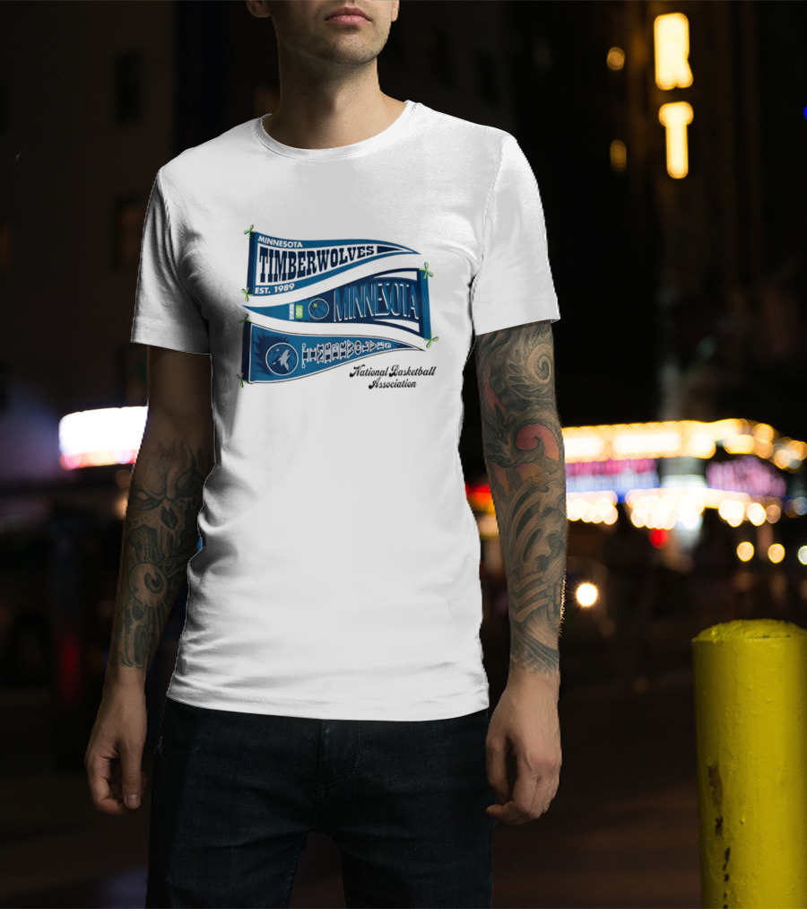 Minnesota Timberwolves NBA Pennants T-Shirt
