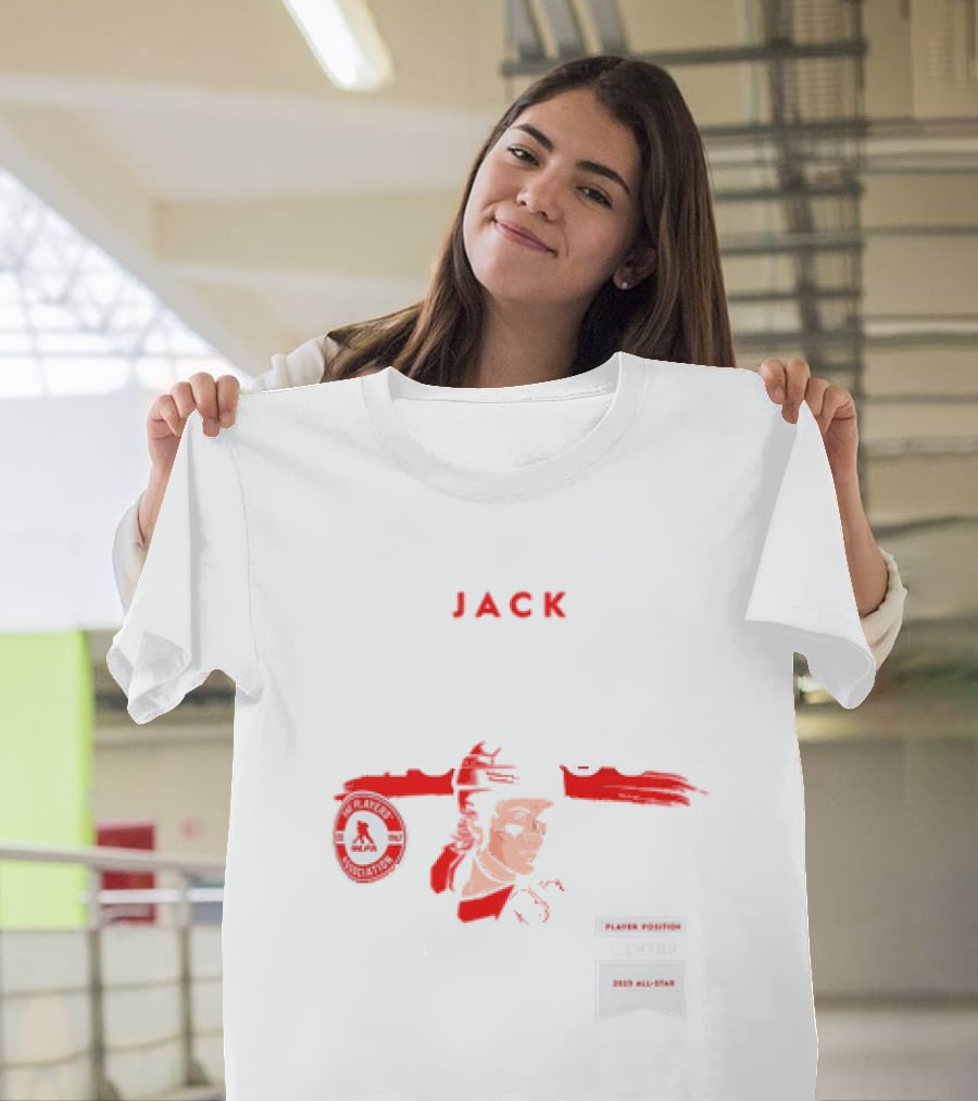 Jack Hughes New Jersey Devils Player 86 NHLPA Spotlight 2023 All Star T-Shirt