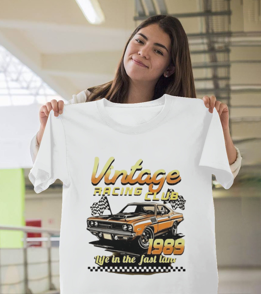 Vintage Racing Club 1989 Life In The Fast Lane T-Shirt