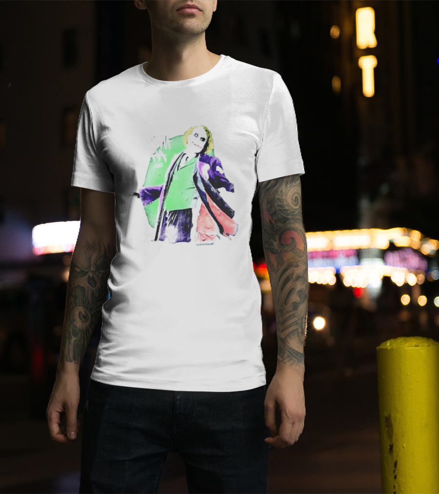 Joker The Dark Knight Ha Ha Ha Iconic Villain Laugh T-Shirt
