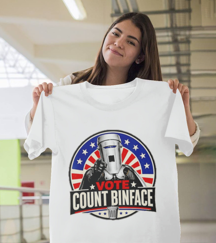 Vote Count Binface UK Politics Satirical Election T-Shirt