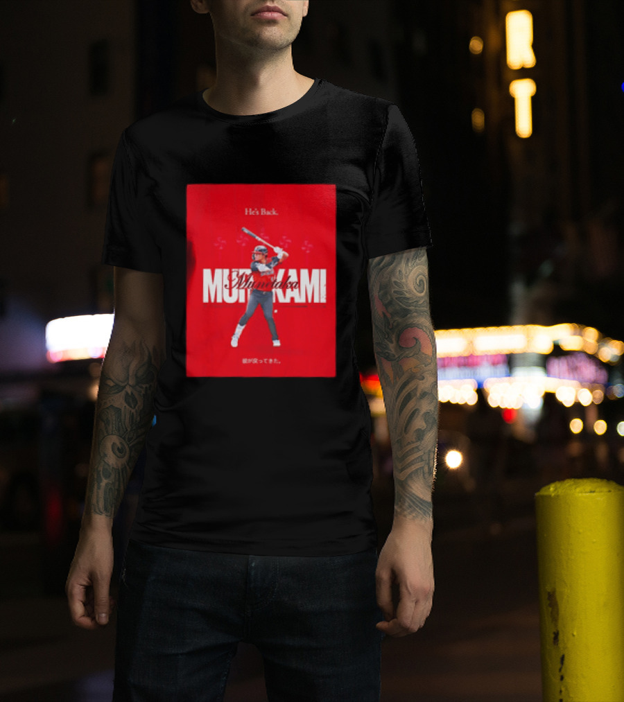He's Back 2026 American League All Star Munetaka Murakami T-Shirt