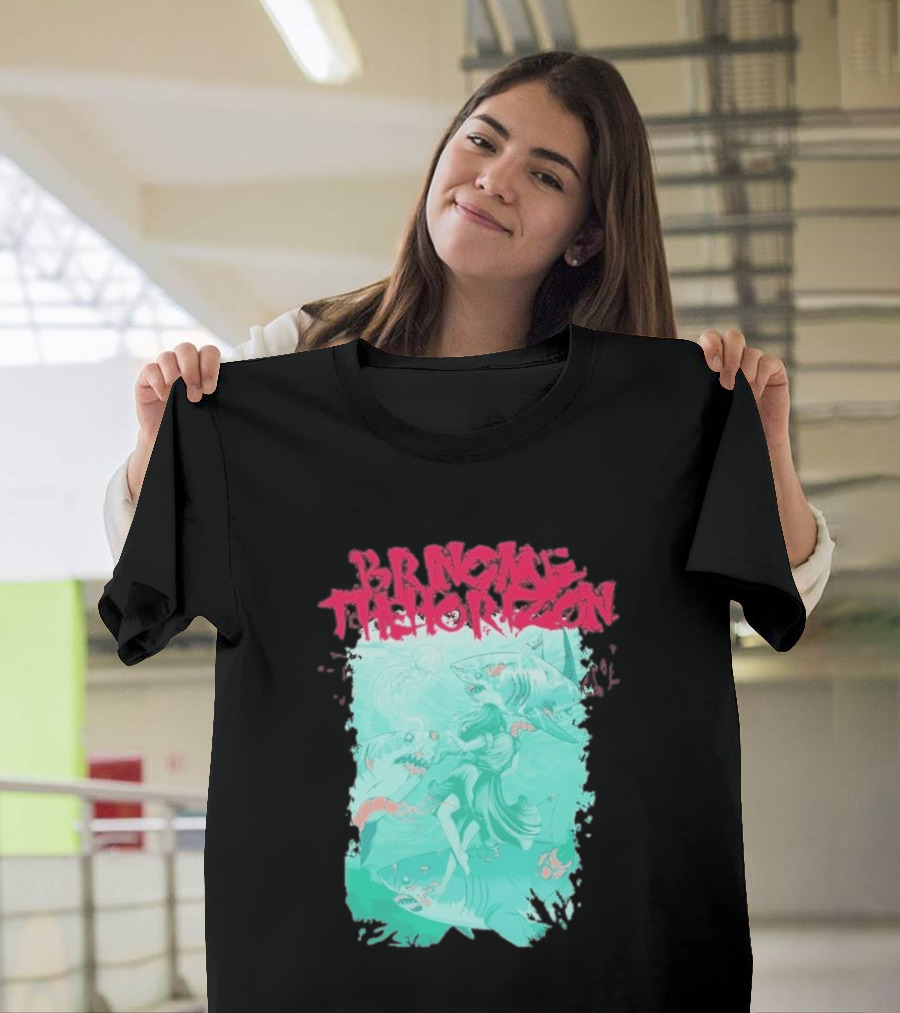 Bring Me The Horizon Shark Attack Artwork 2026 T-Shirt