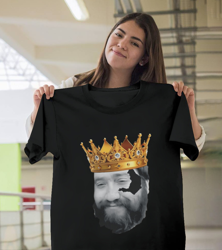 King Santori Cincinnati Bengals Crowned Beard Patch T-Shirt