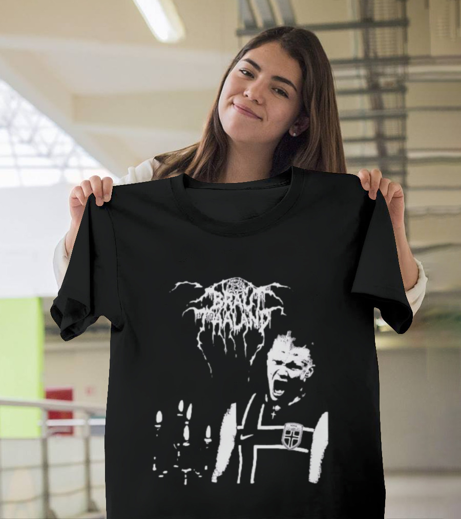 Erling Haaland Norway Black Metal Heavy Metal Braut Football T-Shirt