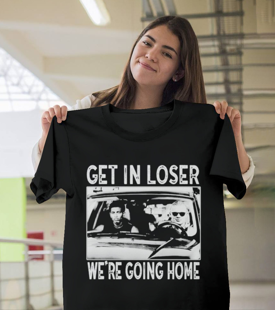 Erling Haaland Jude Bellingham Get In Loser We're Going Home Car Scene Image T-Shirt