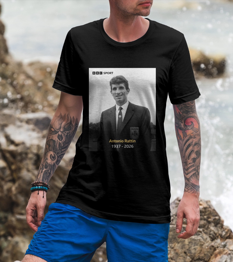 BBC Sport Antonio Rattín 1937 2026 Argentina AFA T-Shirt