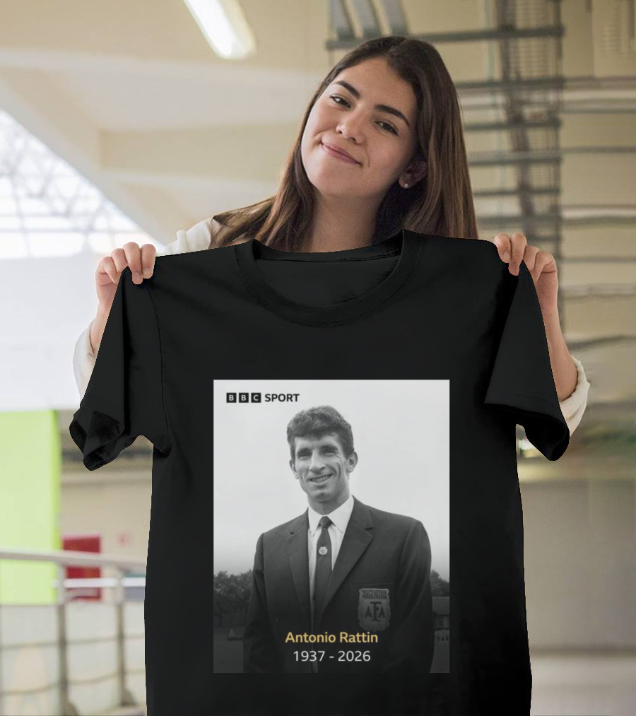 BBC Sport Antonio Rattín 1937 2026 Argentina AFA T-Shirt