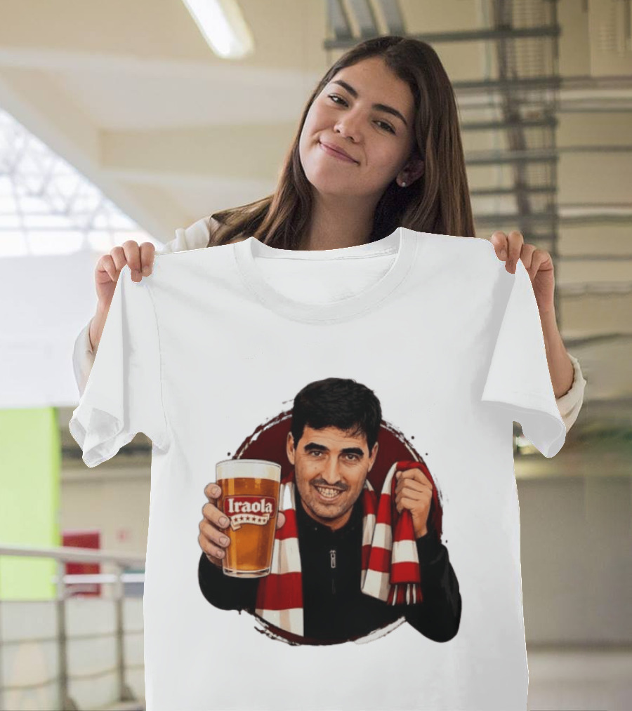 Andoni Iraola Athletic Club Bilbao Beer Glass Scarf Fan T-Shirt