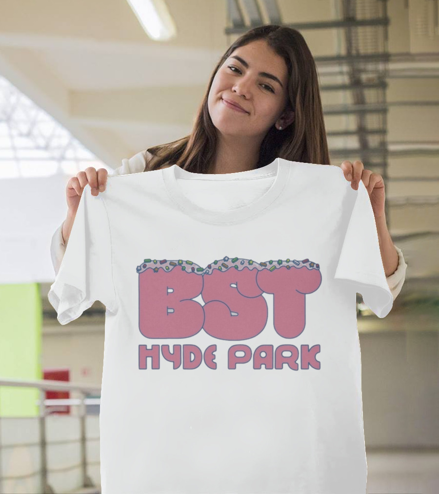 BST Hyde Park 2026 X Lewis Capaldi 12th July Event Pink Frosted Sprinkles T-Shirt