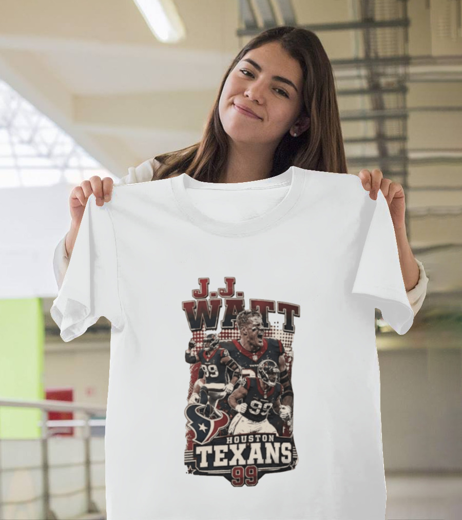 J.J. Watt Houston Texans 99 NFL Football Player T-Shirt