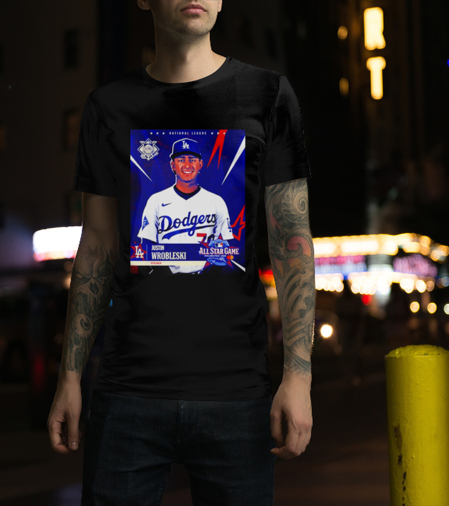 Justin Wrobleski Los Angeles Dodgers 2026 All Star Game National League T-Shirt