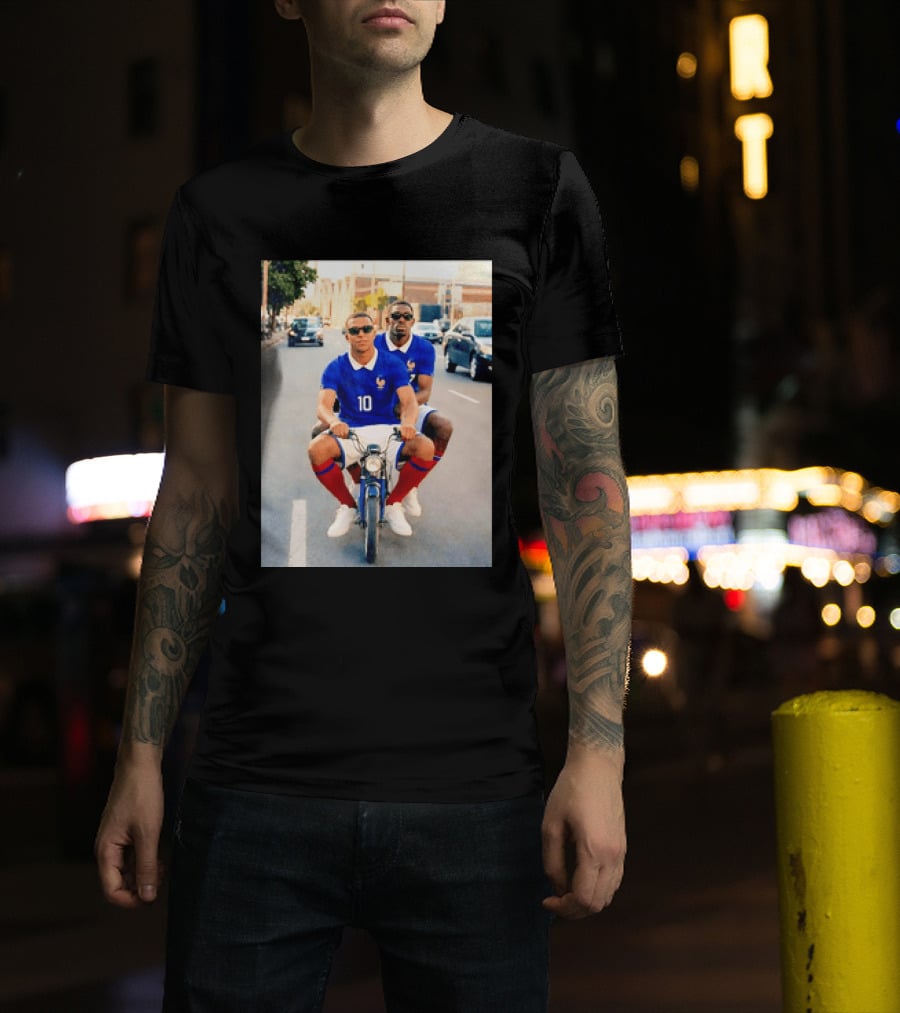 Kylian Mbappé Ousmane Dembélé France Team Jersey T-Shirt