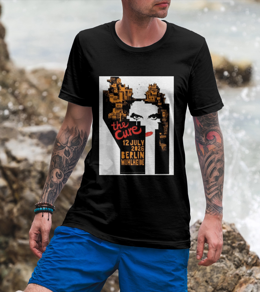 The Cure 12 July 2026 Berlin Wuhlheide Event Limited Edition T-Shirt