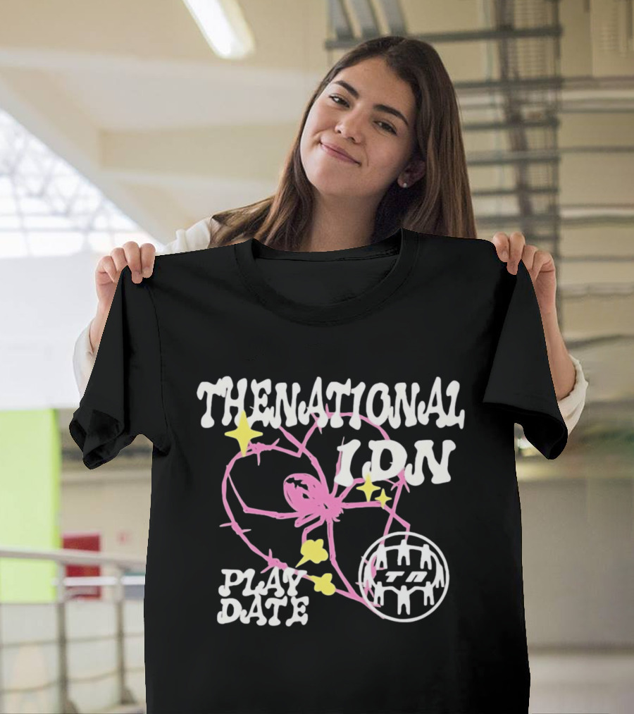 THE NATIONAL IDN Play Date Heart And Stars T-Shirt