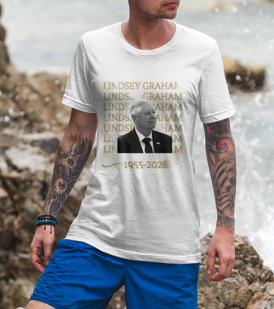 Lindsey Graham South Carolina Senator Memorial 1955 2026 T-Shirt
