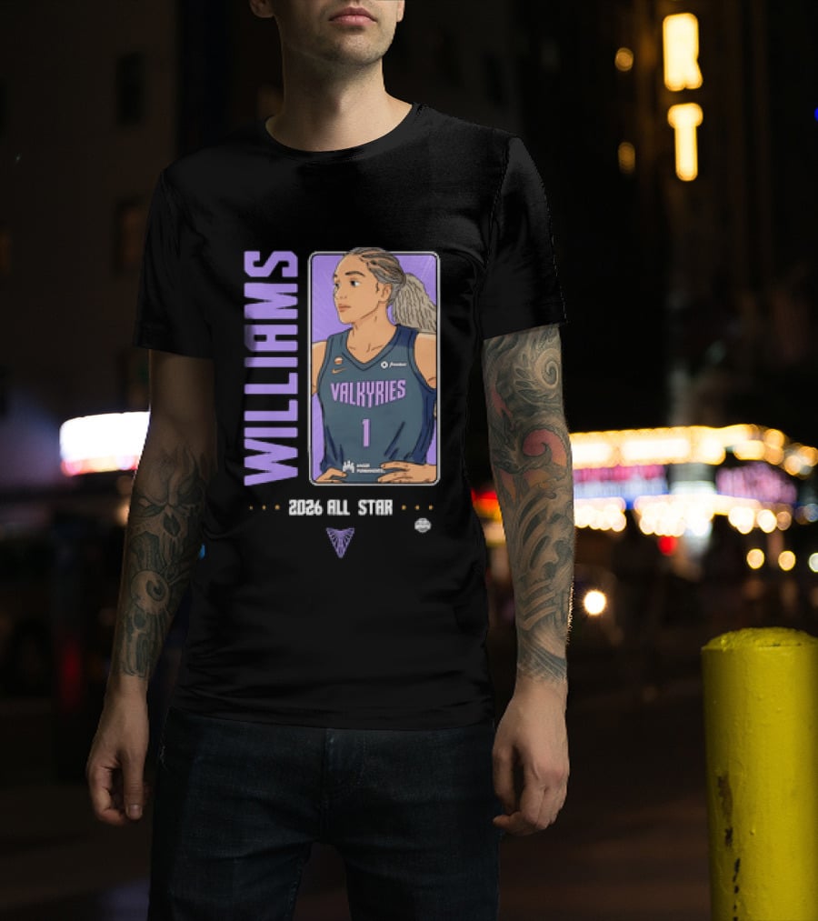 Golden State Valkyries Gabby Williams 2026 WNBA All Star Williams 1 T-Shirt
