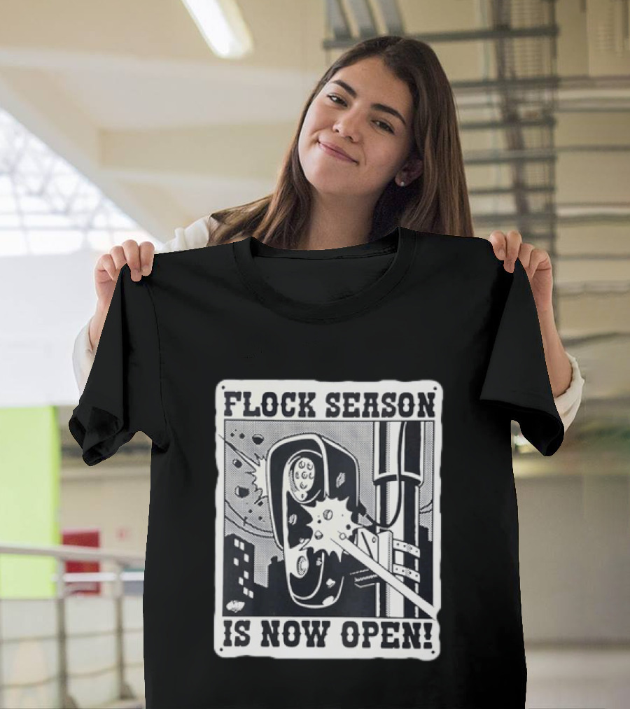 Flock Season Is Now Open Explosive Comic T-Shirt
