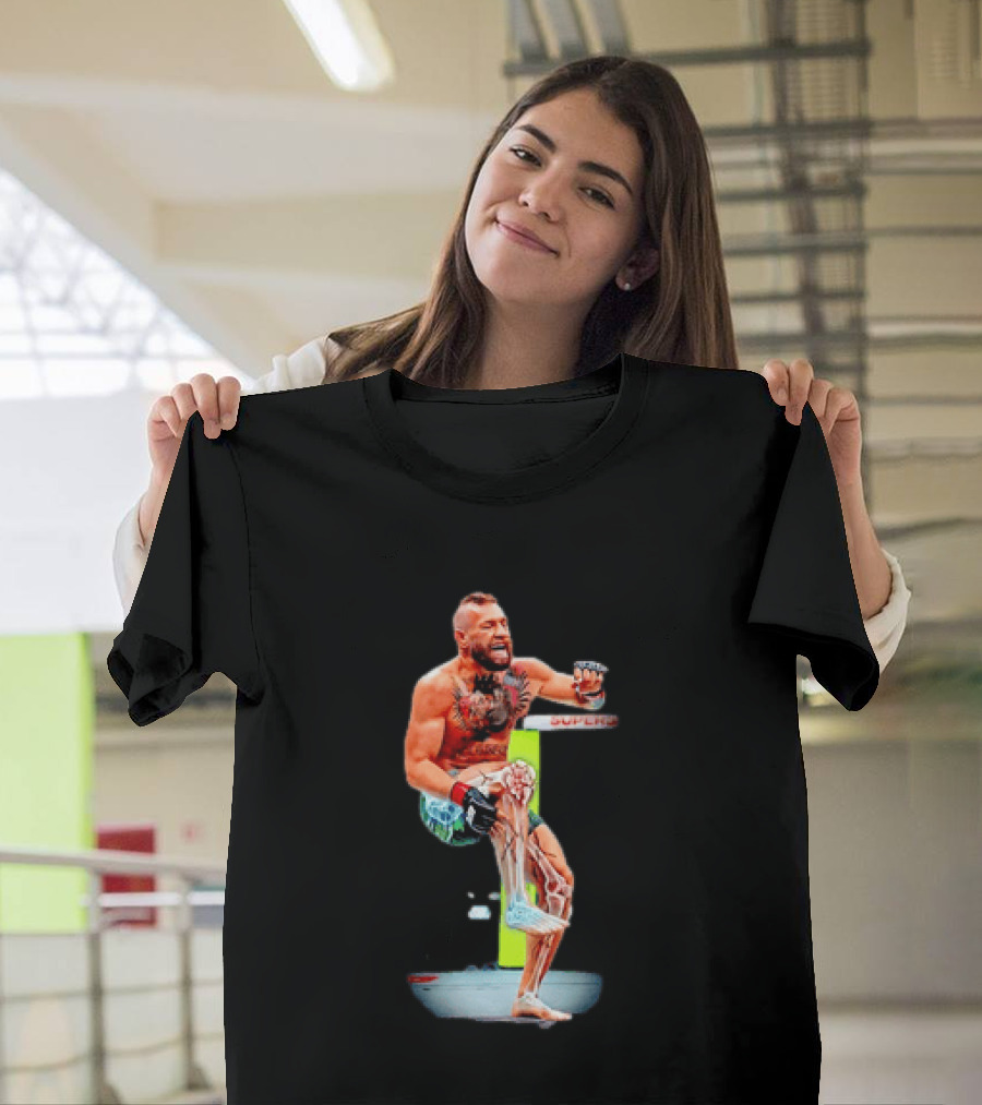 Conor McGregor One Minute Man Broken Leg UFC Fighter MMA Injury T-Shirt