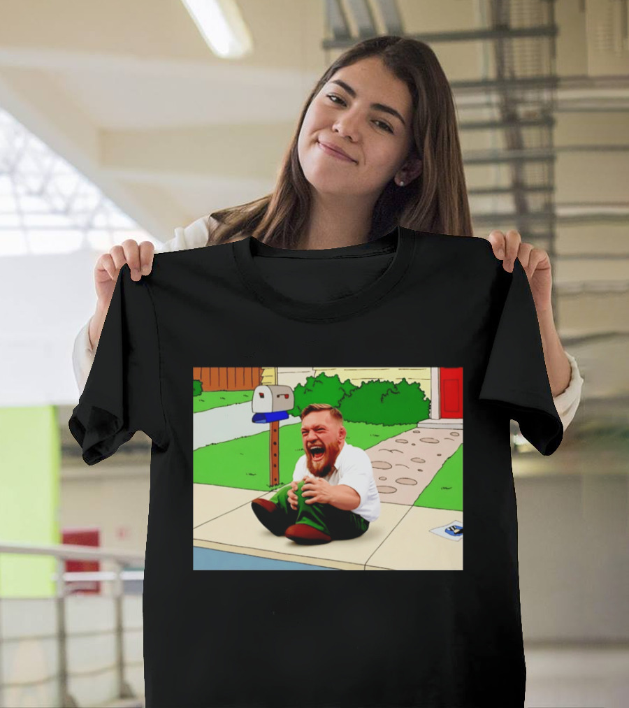 Family Guy Conor McGregor Laughing Curb Scene T-Shirt