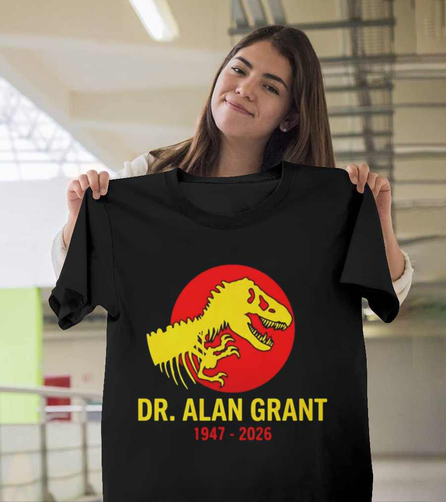 Dr. Alan Grant 1947 2026 Memorial Rex T-Shirt