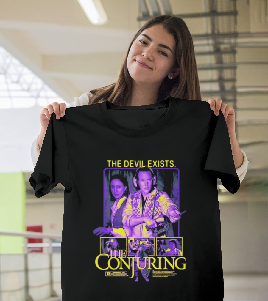 The Conjuring The Devil Exists Movie Horror Ed And Lorraine Warren T-Shirt