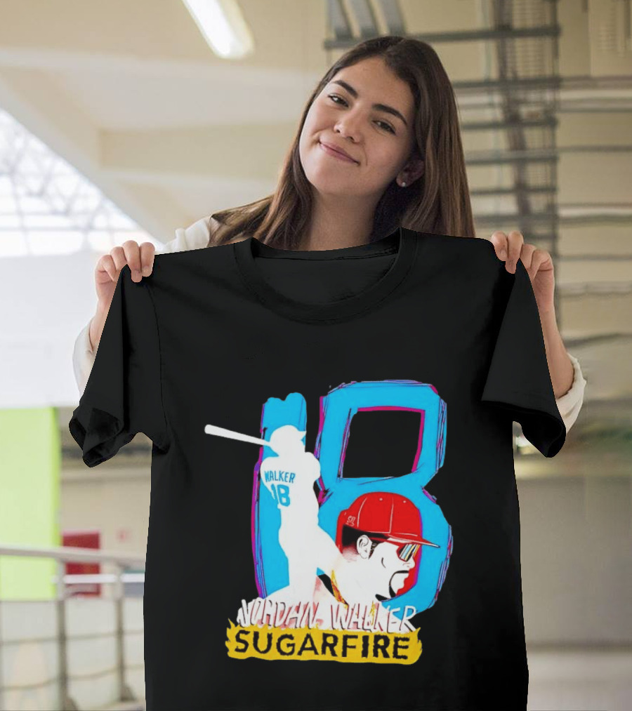 Jordan Walker Sugarfire St. Louis Cardinals Home Run Derby Champ 18 Baseball T-Shirt
