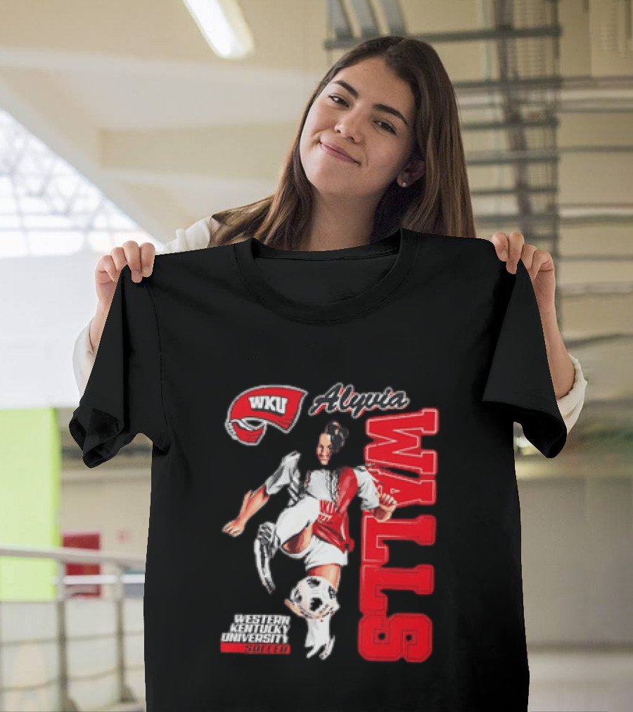 Western Kentucky University Soccer Alyvia Walls WKU T-Shirt