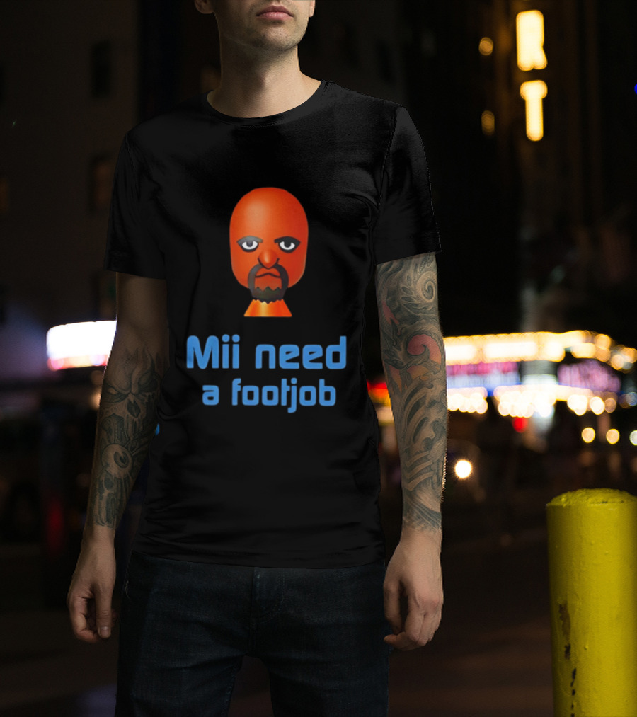 Wii Sports Mii Need A Footjob T-Shirt