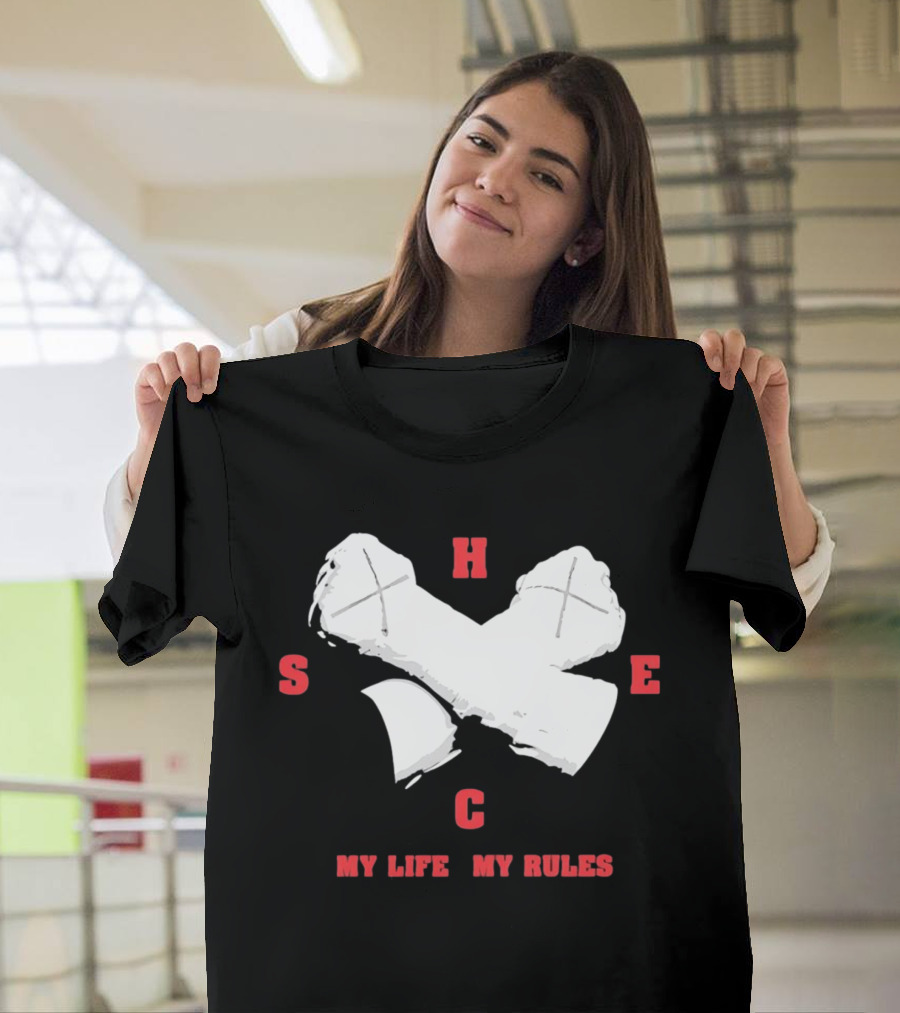 HSEC Crossed Axes My Life My Rules T-Shirt