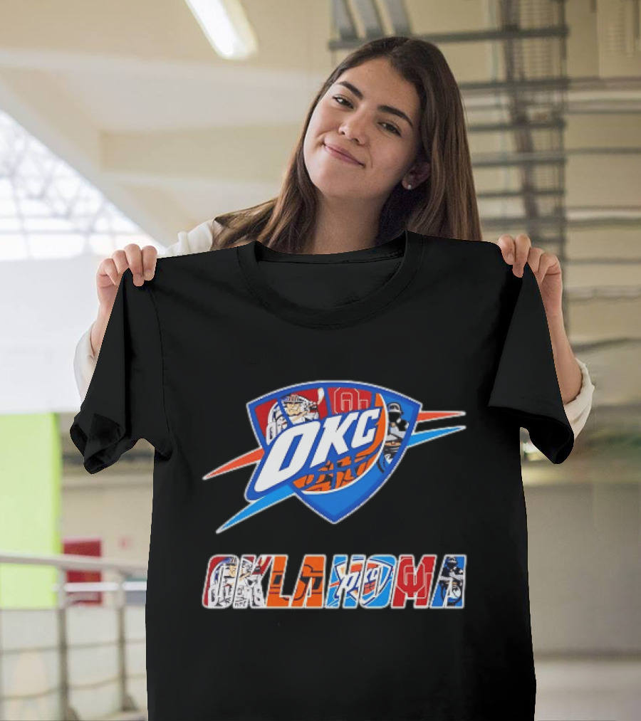 Oklahoma OKC Thunder Sooners Oilers Sports Fan Gear T-Shirt