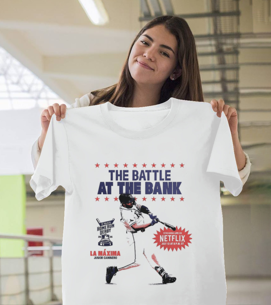 Junior Caminero LA Maxima The Battle At The Bank Netflix Home Run Derby 2026 T-Shirt