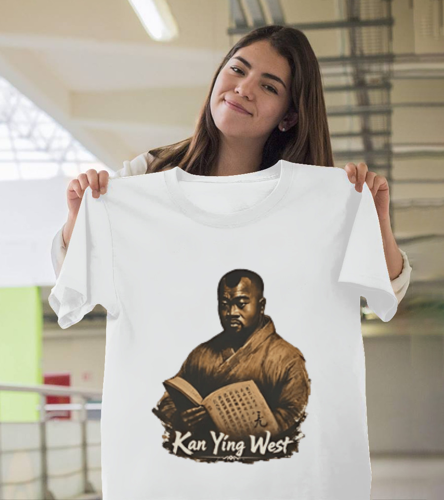 Kan Ying West Book Meme Kanye Mashup T-Shirt