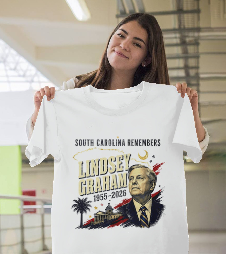 Lindsey Graham 1955 2026 South Carolina Remembers Moon Capitol T-Shirt