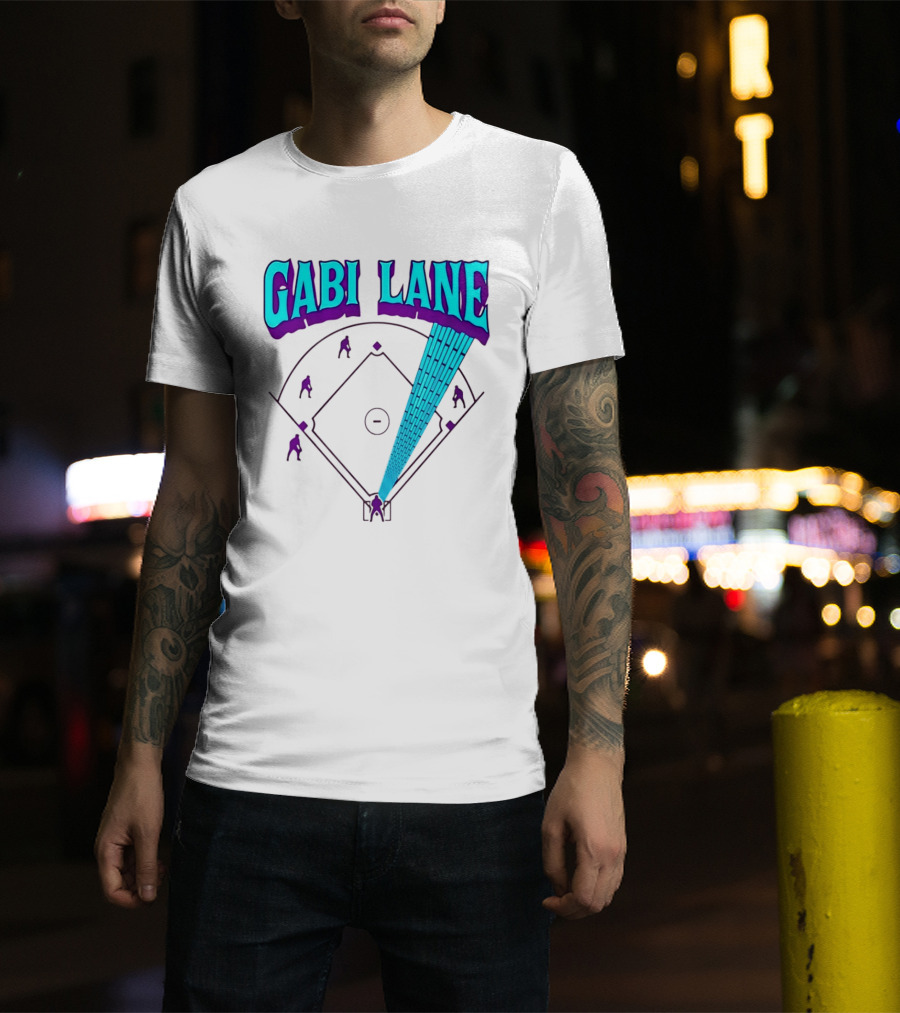Gabi Lane Home Run Baseball Diamond T-Shirt