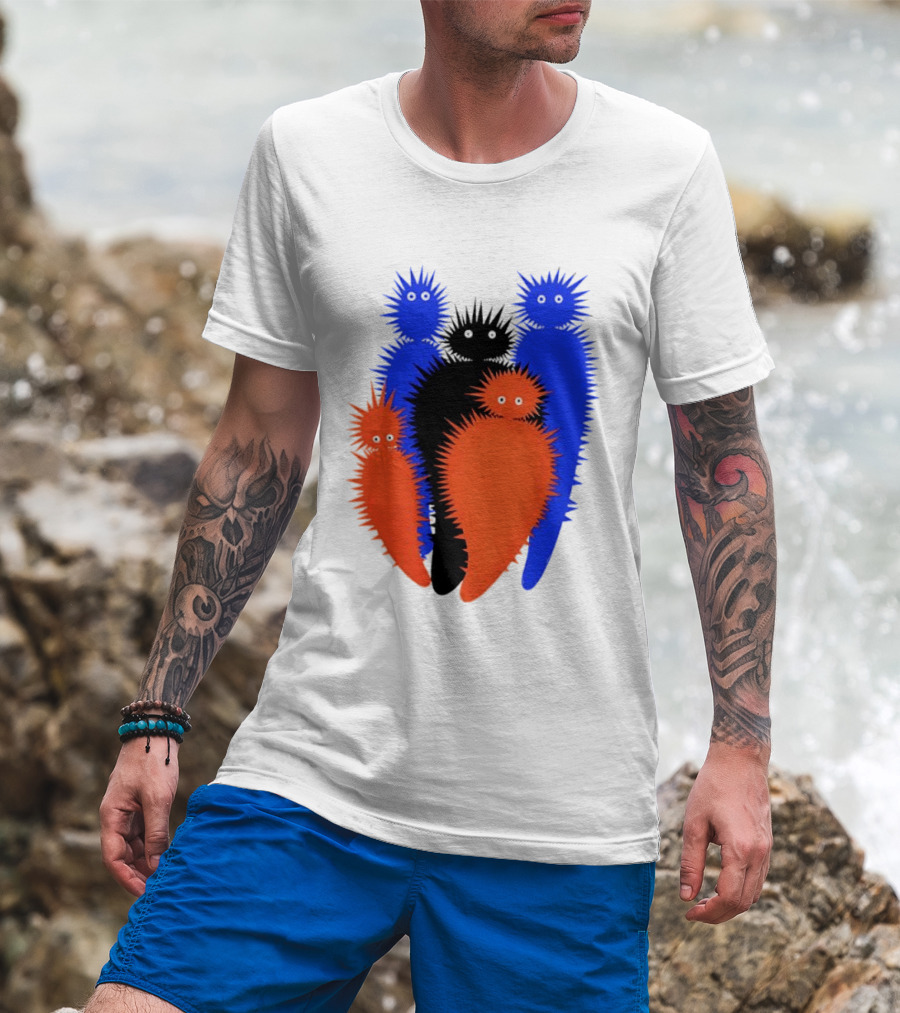 Hollerbaum And Schmidt Julius Klinger 1909 Spiky Colorful Creatures T-Shirt