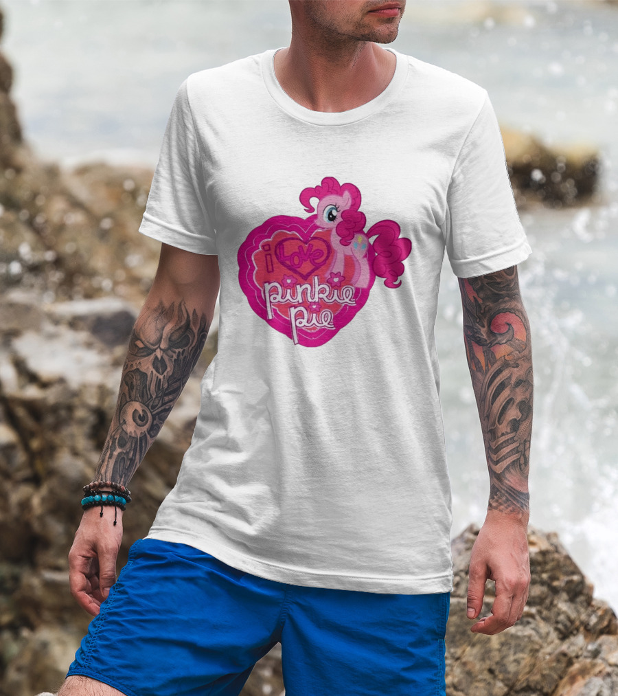I Love Pinkie Pie My Little Pony Friendship Magic Fan Favorite T-Shirt