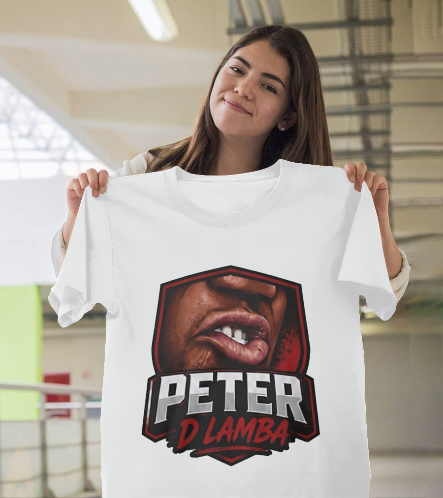 Peter D Lamba Nigerian Politics Satire Streetwear Bold Expression T-Shirt