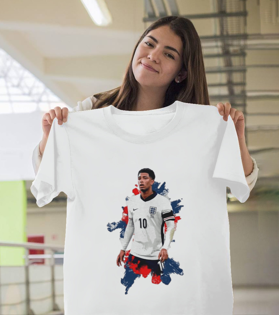 Jude Bellingham 10 England Football Team Captain T-Shirt