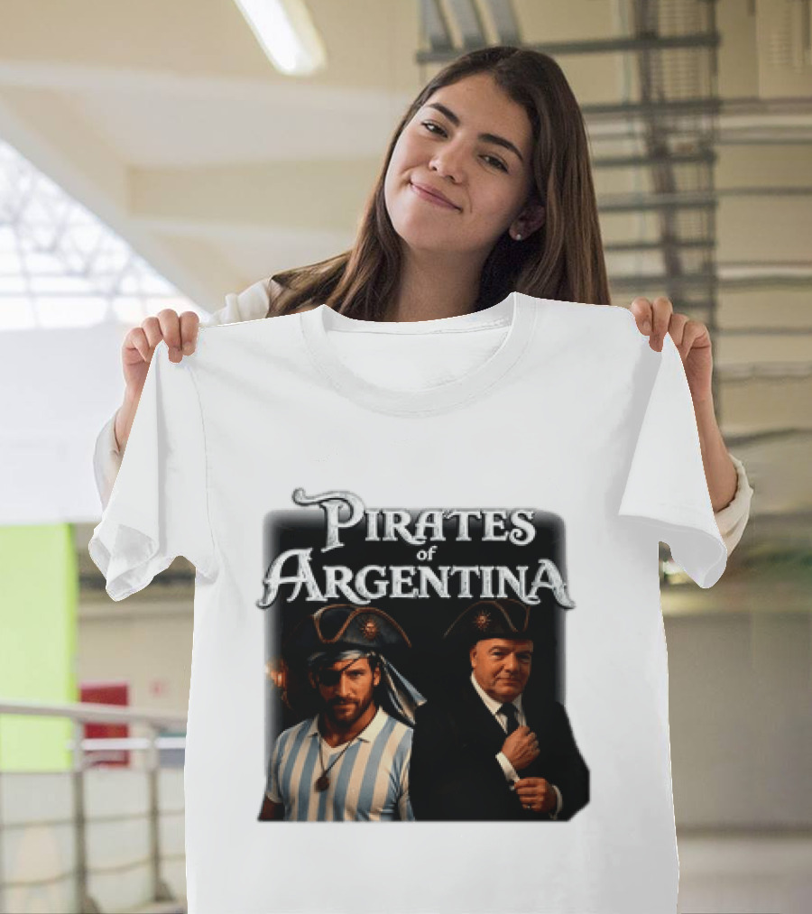 Pirates Of Argentina Messi Mashup Soccer Legend And Captain T-Shirt