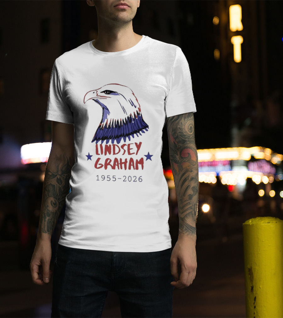 Lindsey Graham 1955 2026 Patriotic Eagle T-Shirt
